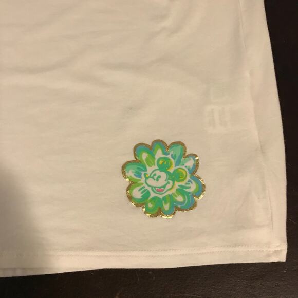 Disney Parks x Lilly Pulitzer Finn Blue Ibiza Lilly Loves Disney L/S Top - MED - Picture 9 of 13